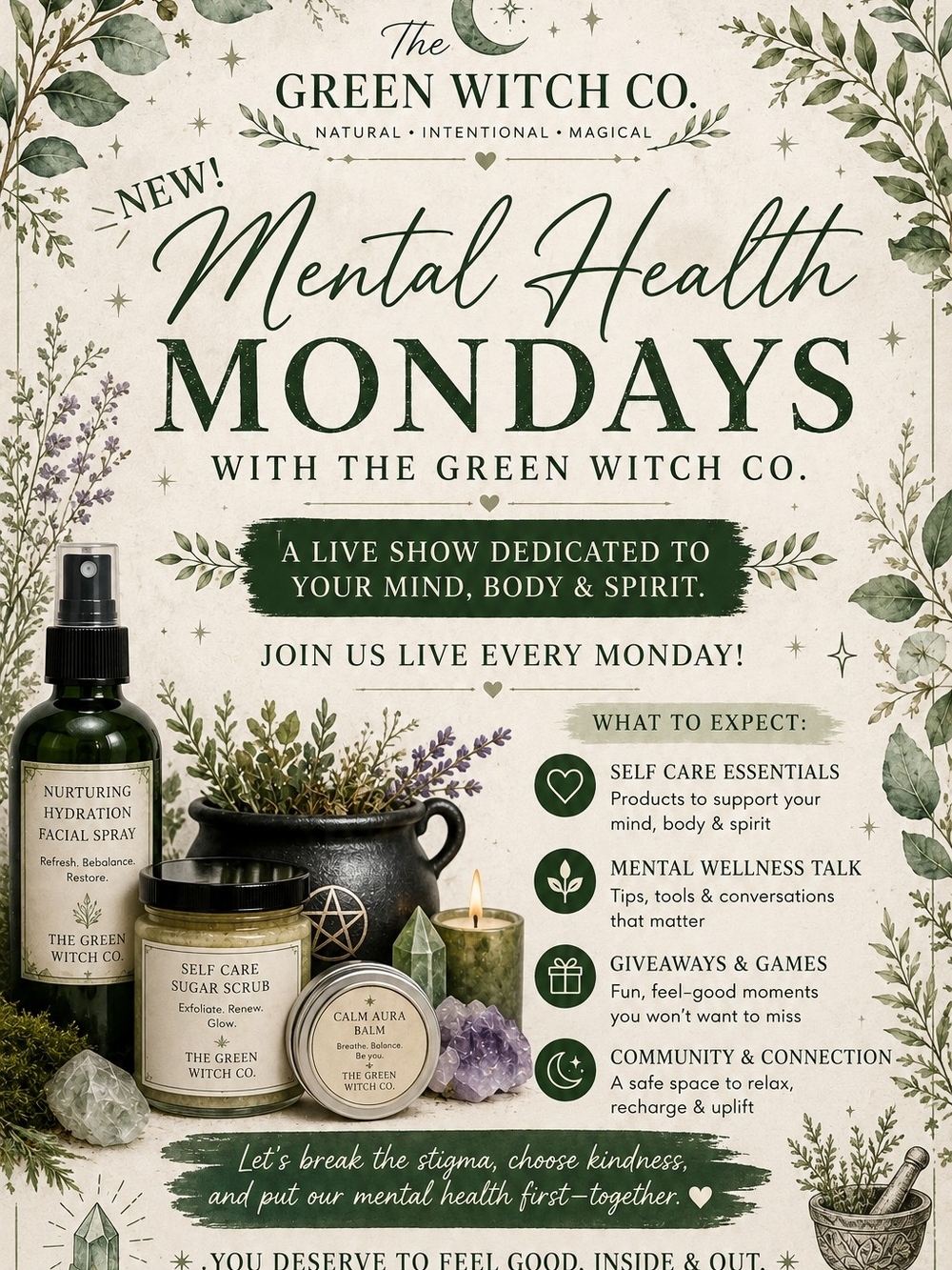 💚💚 Mental Health Mondays With The Green Witch Co 💚💚